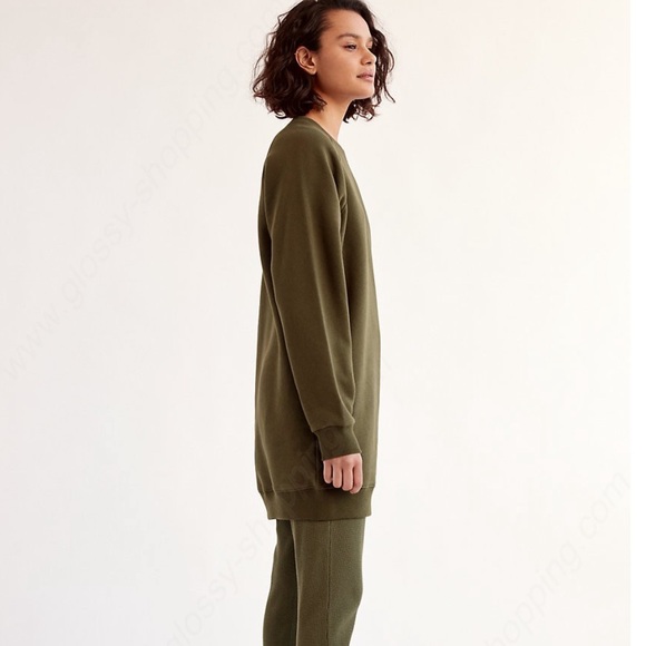 TNA Navia Sweater Dress in BLACK - Picture 3 of 7